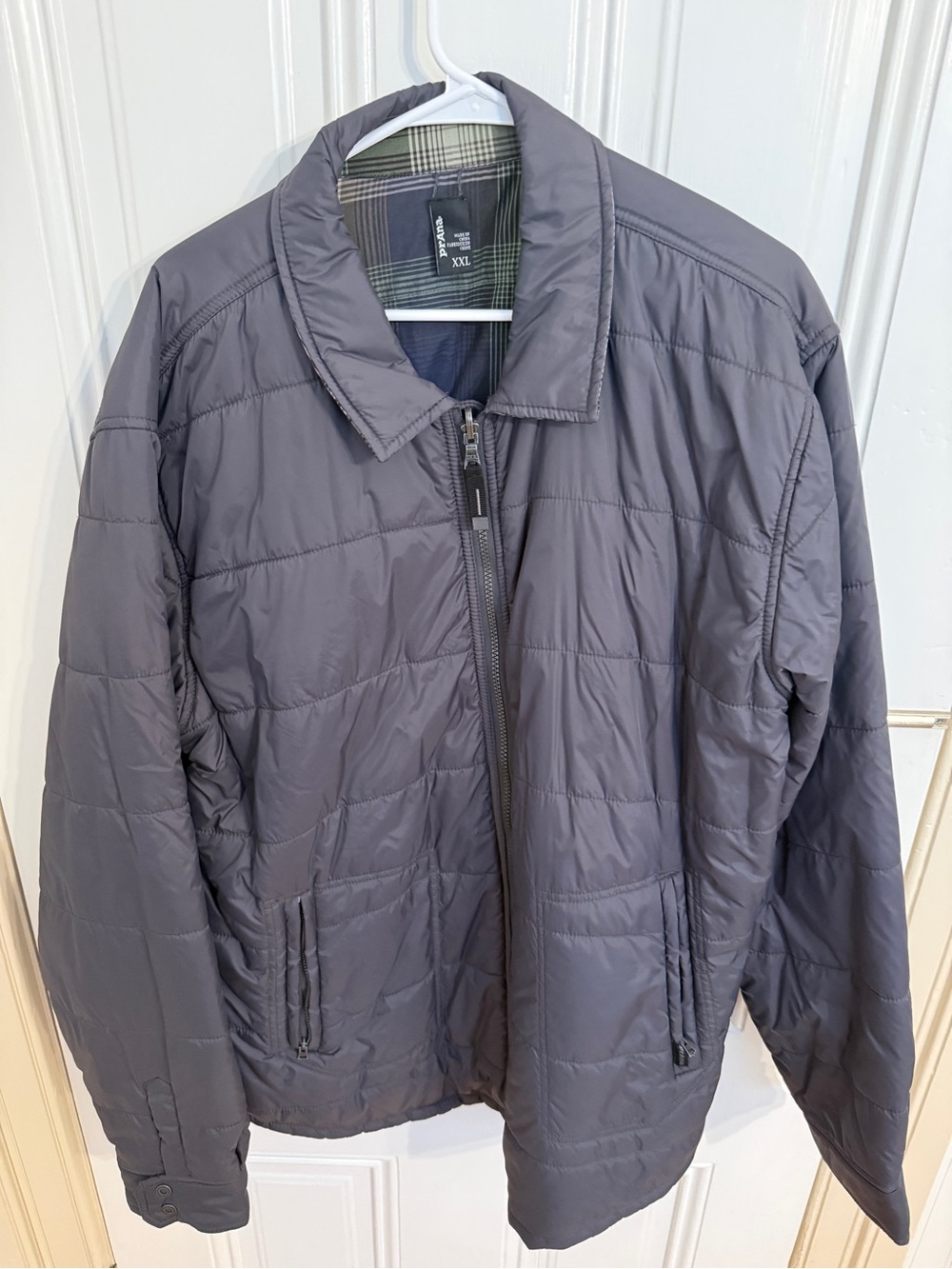 Prana Men's Quilted Lightweight Jacket - Gray
